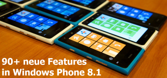 Neue Features in Windows Phone 8.1