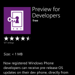 Developer Preview im App Store