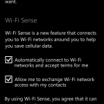 Wi-Fi Sense zum teilen von WLANs