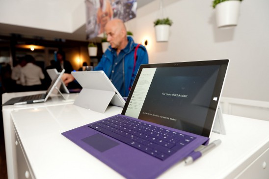 Foto vom Surface Pro 3-Launch Event in Wien; (c) Christoph Liebentritt