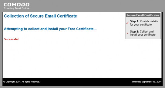 Secure Email Certificates - Application - Internet Explorer 2014-09-18 12.07.49