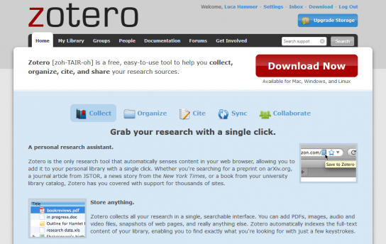 Zotero _ Home - Mozilla Firefox 2014-09-11 14.16.05