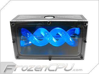 Für alle mit Waserkühlung. Dieser Speicher braucht zwar zwei 5,25" Schächte, dafür kann man der Flüssigkeit zusehen wie sie durch die Doppelhelix fließt. Eine Swiftech MCP655 Pumpe ist bereits installiert. http://www.frozencpu.com/products/14199/ex-res-308/FrozenQ_Liquid_Fusion_Dual_Bay_Reservoir_w_Swiftech_MCP655_Series_Pump_Installed.html Achtung: Es gibt Berichte, dass die Qualität nicht stimmt und der Speicher schnell ein Leck hat.