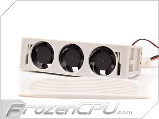 Zu wenig Lüfter? Dann hilft diese Erweiterung. Drei kleine Ventilatoren, die genau in einen Schacht passen. Hilft vermutlich nicht viel, aber diese Liste darf man sowieso nicht zu ernst nehmen. http://www.frozencpu.com/products/16424/bus-315/Akust_525_PC_Front_Grill_Cooler_w_3_x_40mm_Fans_FG00-0037-AKS.html