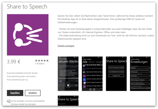 Share to Speech _ Windows Phone Anwendungen + Spiele Store (Deutschland) - Google Chrome 2014-11-27 19.56.46