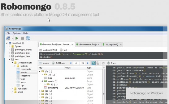 Robomongo — shell-centric MongoDB management tool (MongoDB Admin UI) - Google Chrome 2015-07-08 15.31.48