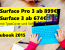 Für Studierende: Surface 3 mit Tastatur für 674€ und Pro 3 für 900€